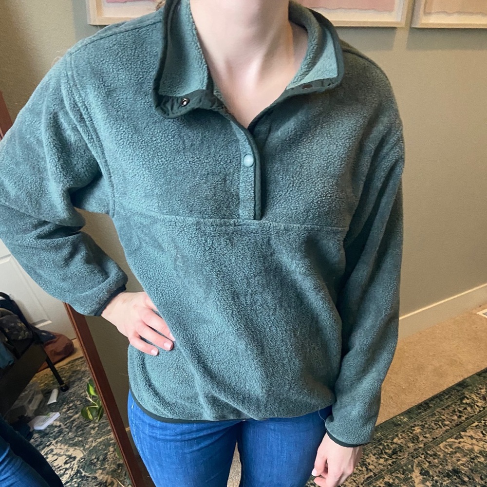 Woolrich Quarter Button Pullover